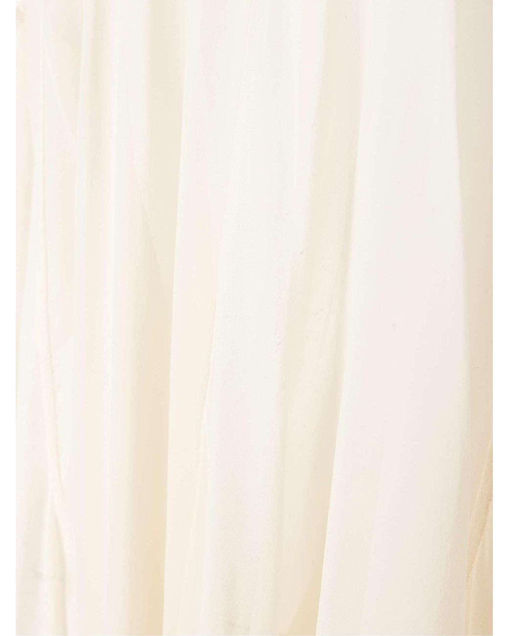 Rick Owens White Crepe De Chine Top