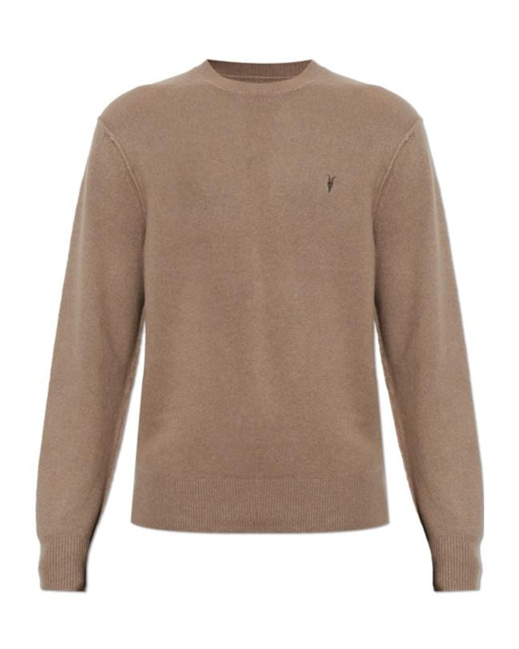AllSaints Brown Long-Sleeved Pullover for men