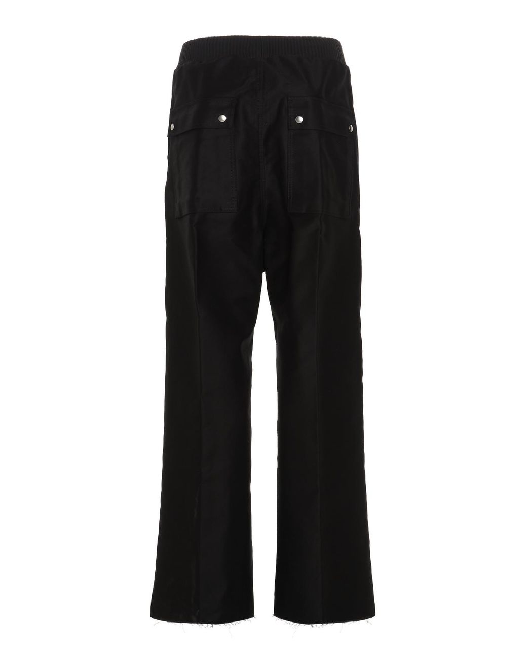 Rick Owens Black Geth Belas Wide-Leg Trousers for men