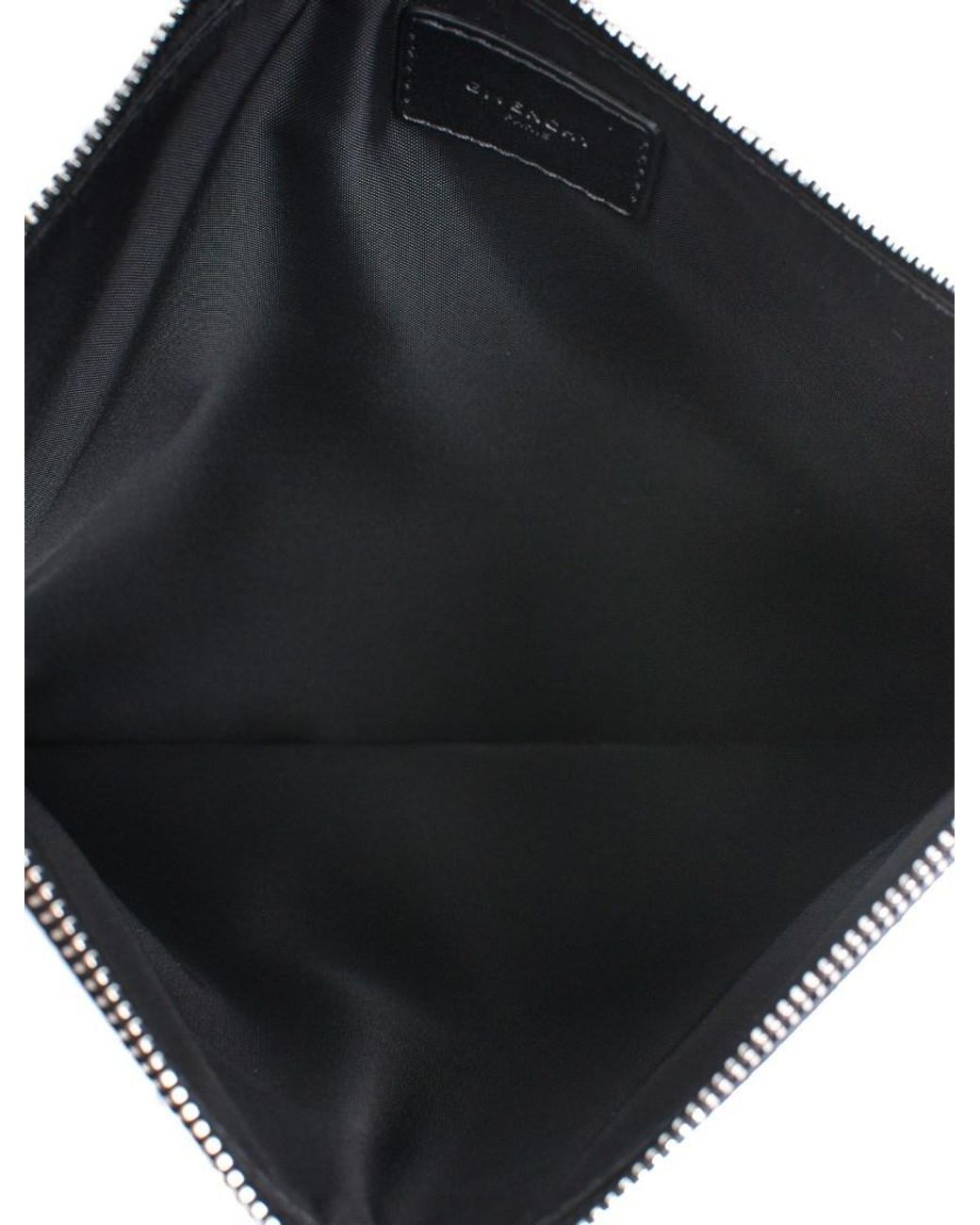 Givenchy Black Monkey Brothers Large Zipper Handbag for men