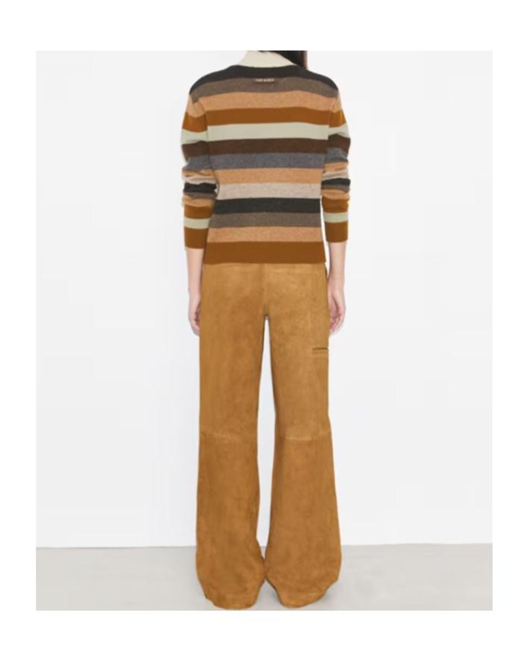 Tory Burch Natural Relaxed-Fit Pants