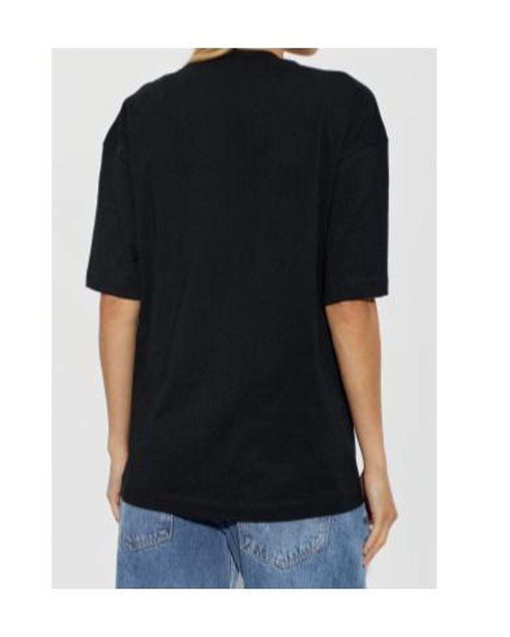 AllSaints Black Linx Etta Sequin-Embellished Graphic-Print T-Shirt