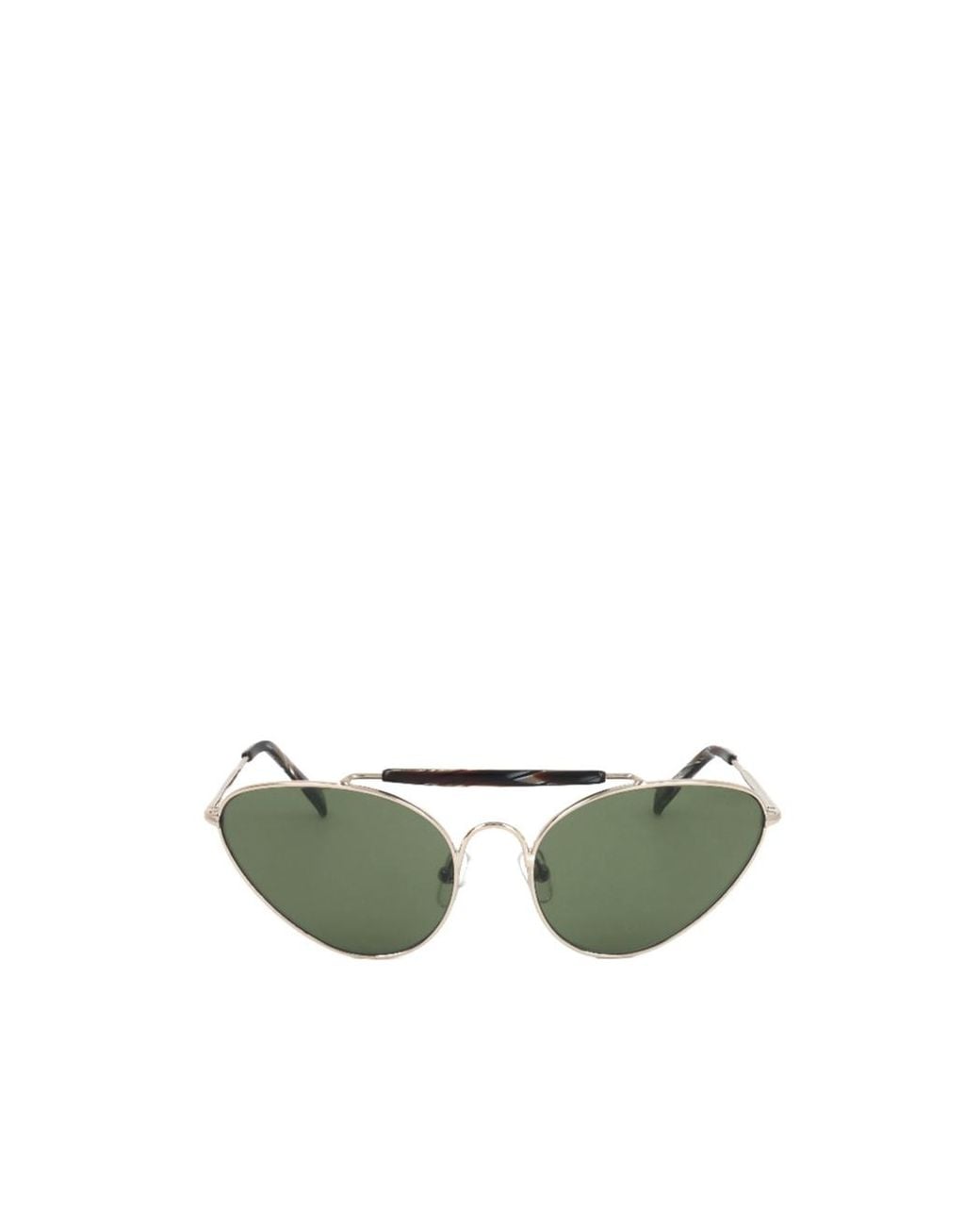 Dries Van Noten Green Full Frame Sunglasses