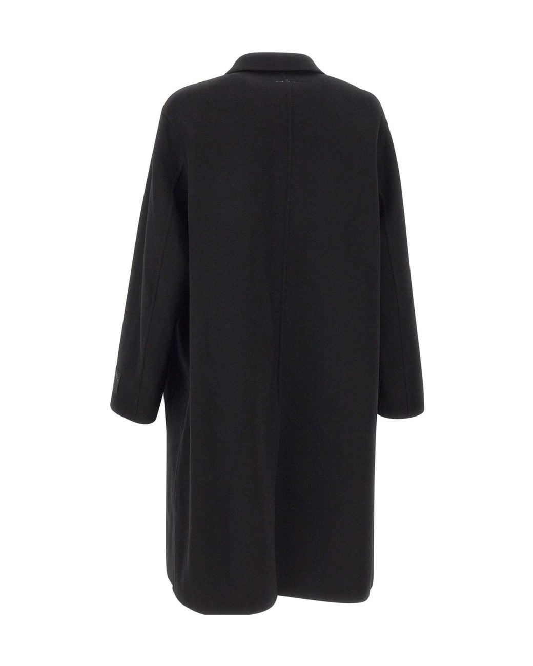 MM6 by Maison Margiela Black Oversized Single-Breasted Coat for men