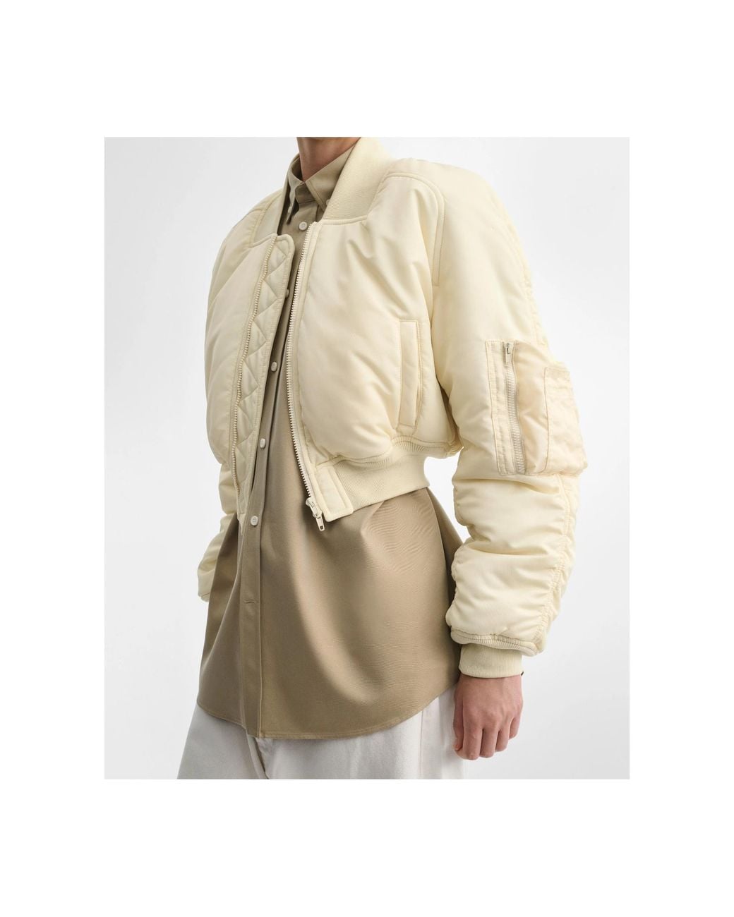 Phoebe Philo Natural Pilot Casual Jacket