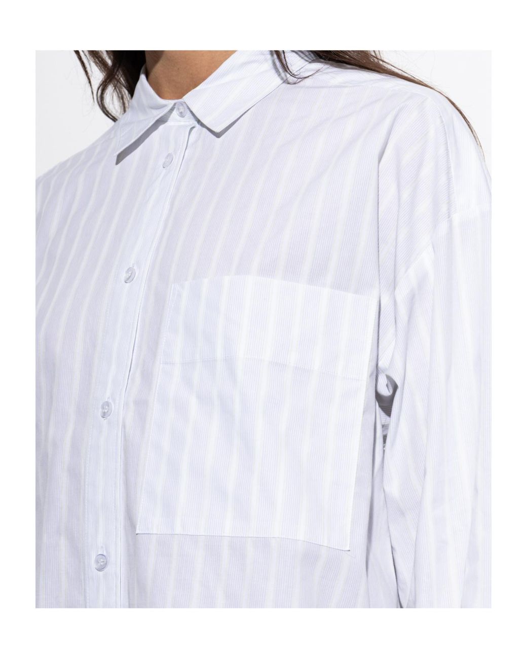 By Malene Birger White Derris Striped Shirt