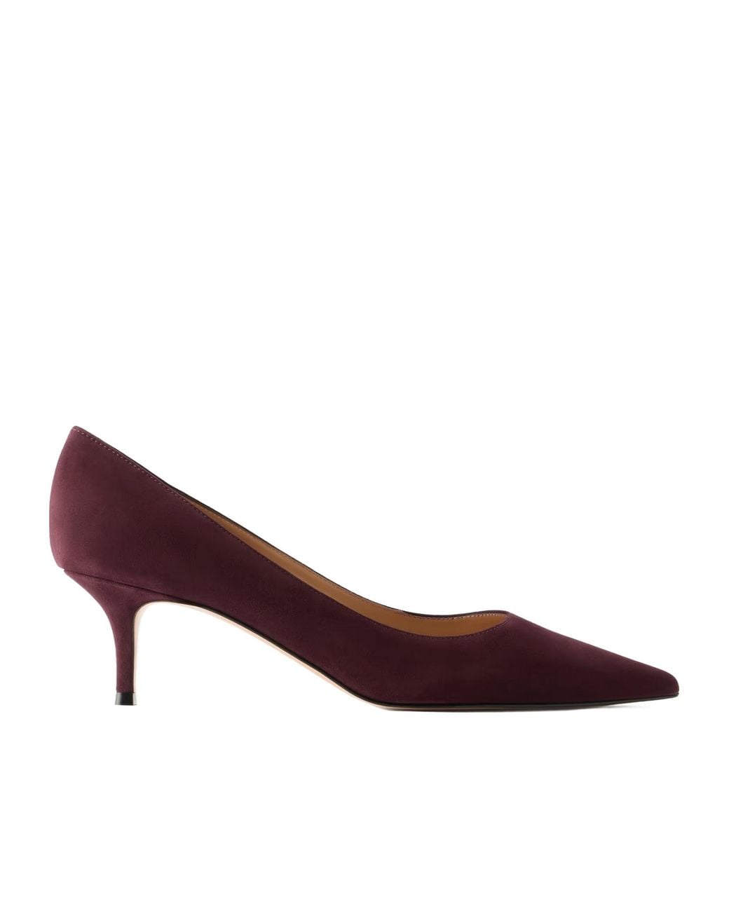 Gianvito Rossi Brown 55 Suede Pumps