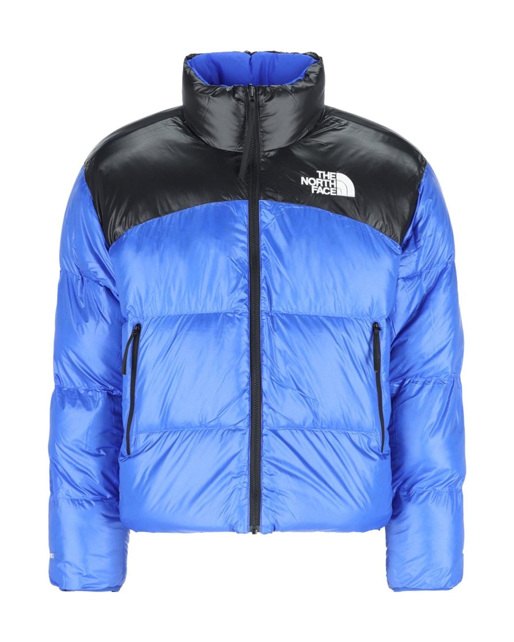 The North Face Blue Reversible Stand-Collar Down Jacket for men