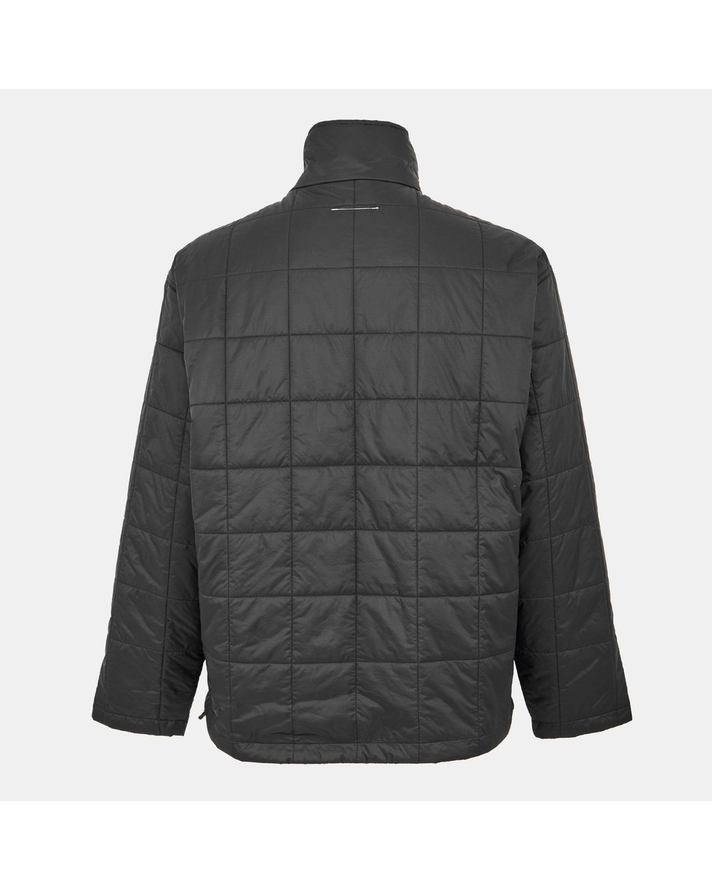 MM6 by Maison Margiela Gray Reversible Insulated Long Sleeve Quilted Jacket for men