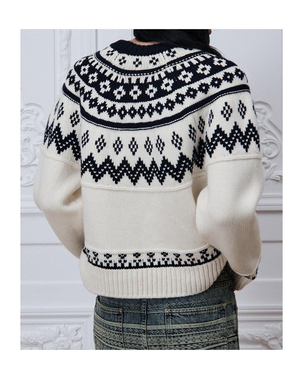Dior White Alps Sweater