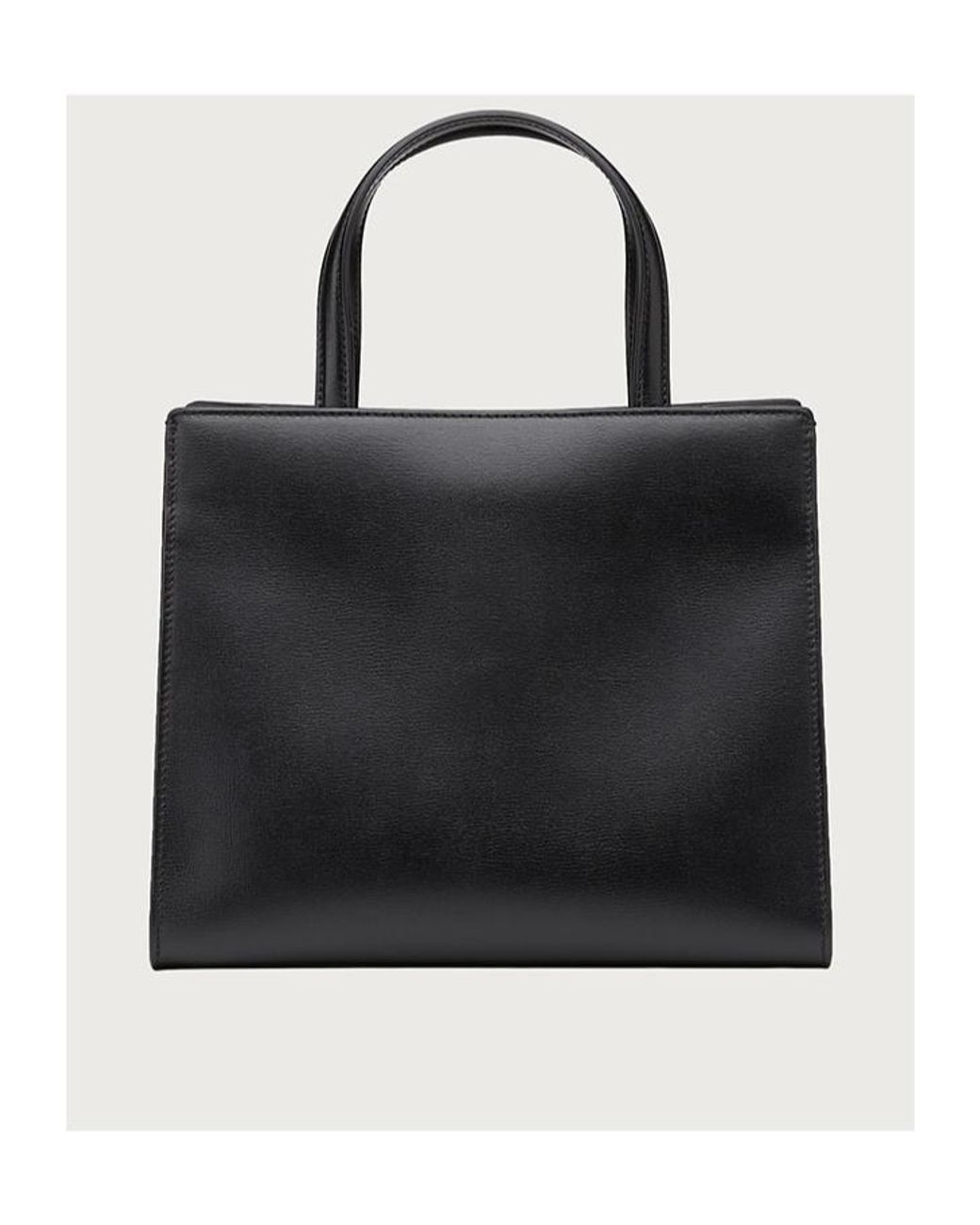 Ferragamo Black Ferragamo Vara Bow Detailed Tote Bag