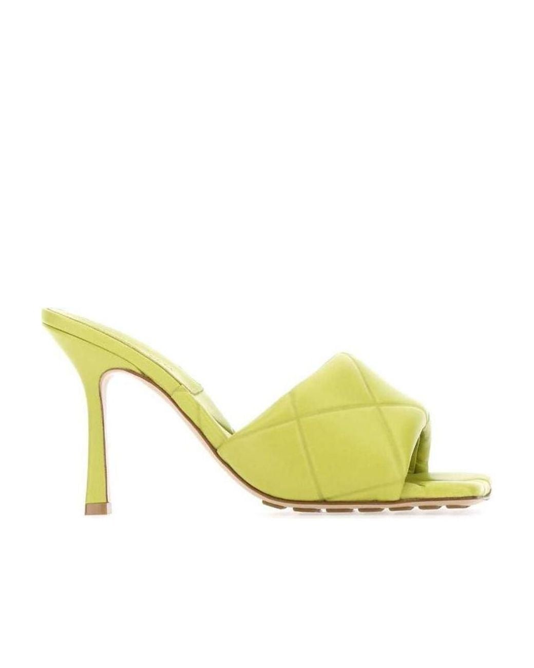 Bottega Veneta Yellow Bv Rubber Lido Sandals