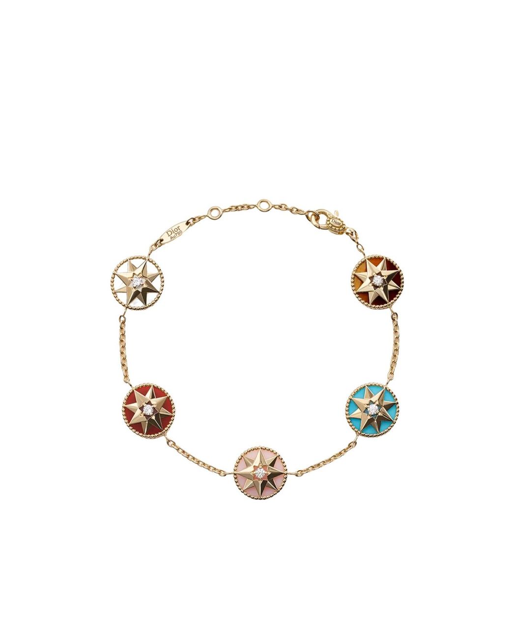 Dior Metallic Rose Des Vents Bracelet
