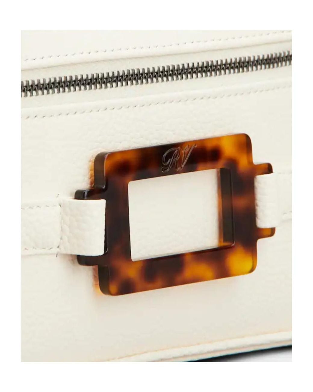 Roger Vivier Natural Belle Vivier Mini Vanity Shoulder Bag