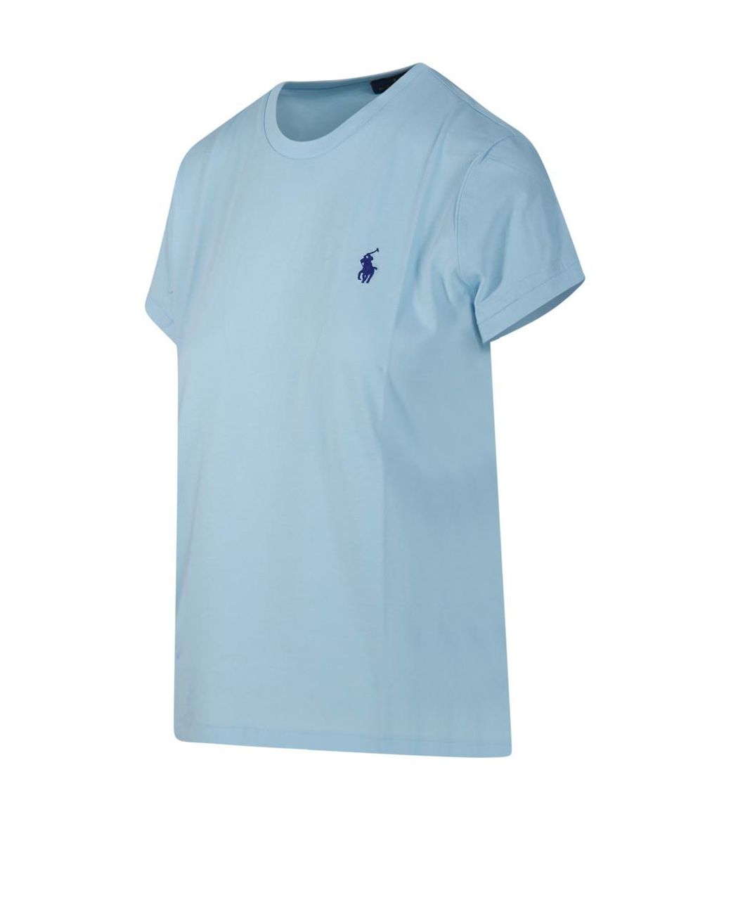 Polo Ralph Lauren Blue Logo Embroidered Crewneck T-Shirt