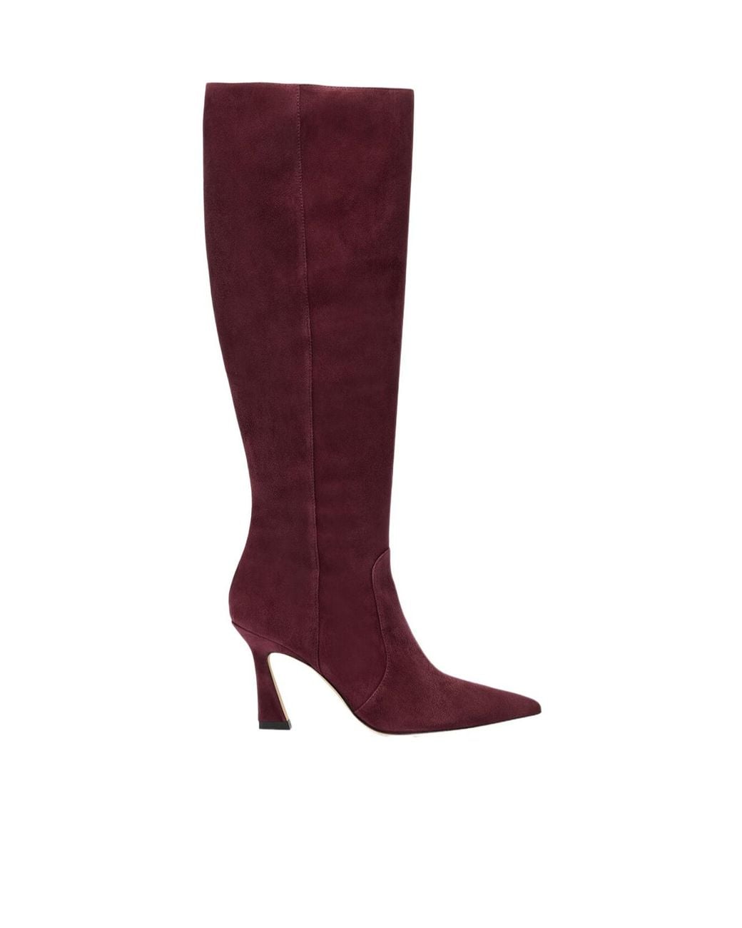 Stuart Weitzman Red Vinnie Zip Boot 85