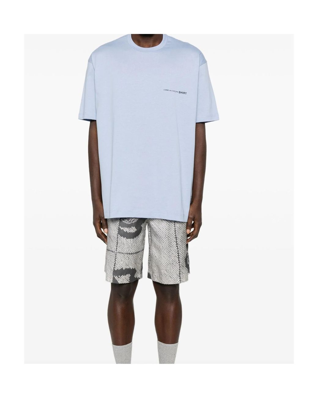 Comme des Garçons Blue Tshirt Knit for men