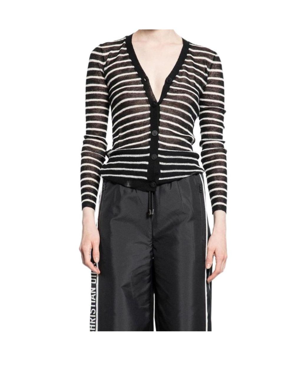 Dior Black Long-Sleeved Sweater