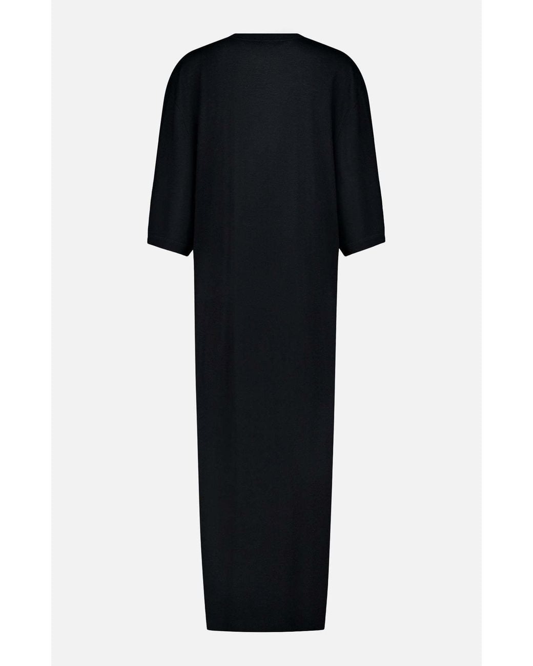 Totême Black Totême Crewneck T-Shirt Dress