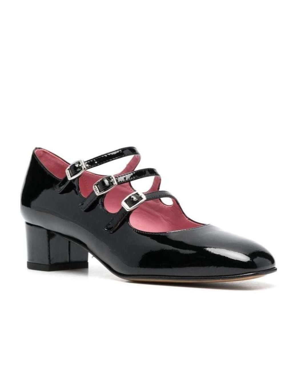 CAREL PARIS Black Carel Kina Mary Janes Pumps