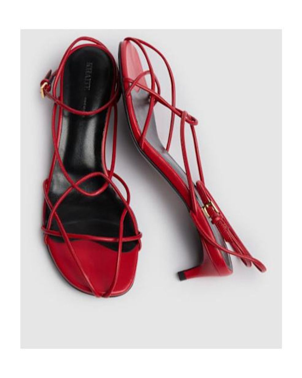 Khaite Pink Ankle Strap Sandals