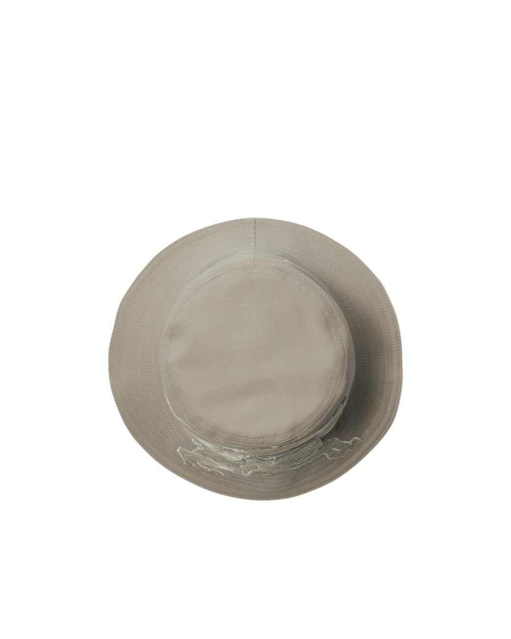 Burberry Gray Equestrian Knight-Embroidered Bucket Hat for men
