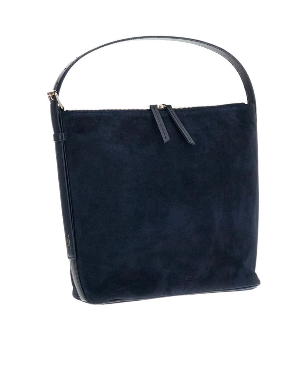 A.P.C. Blue Vera Zip Top Shoulder Bag for men