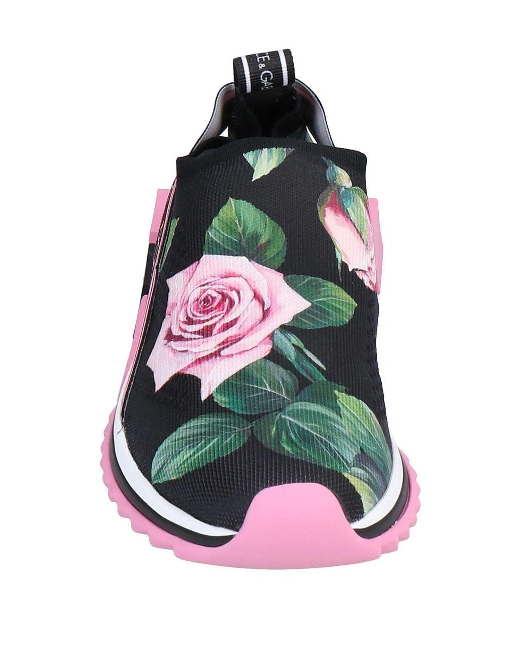 Dolce & Gabbana White Letter Print Sneakers