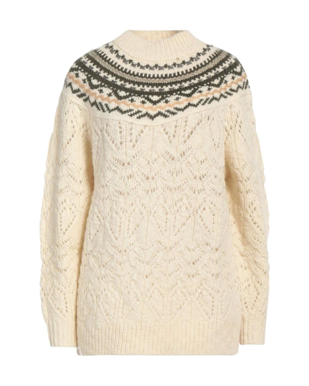 Isabel Marant Natural Knitted Sweate