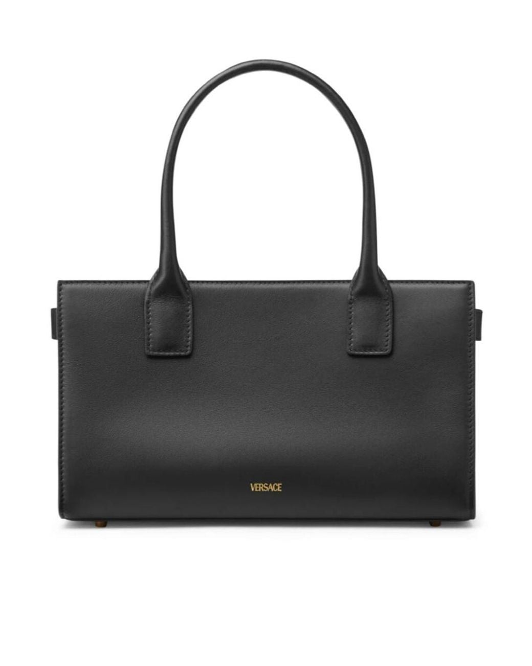 Versace Black Medusa '95 Magnetic Fastened Tote Bag