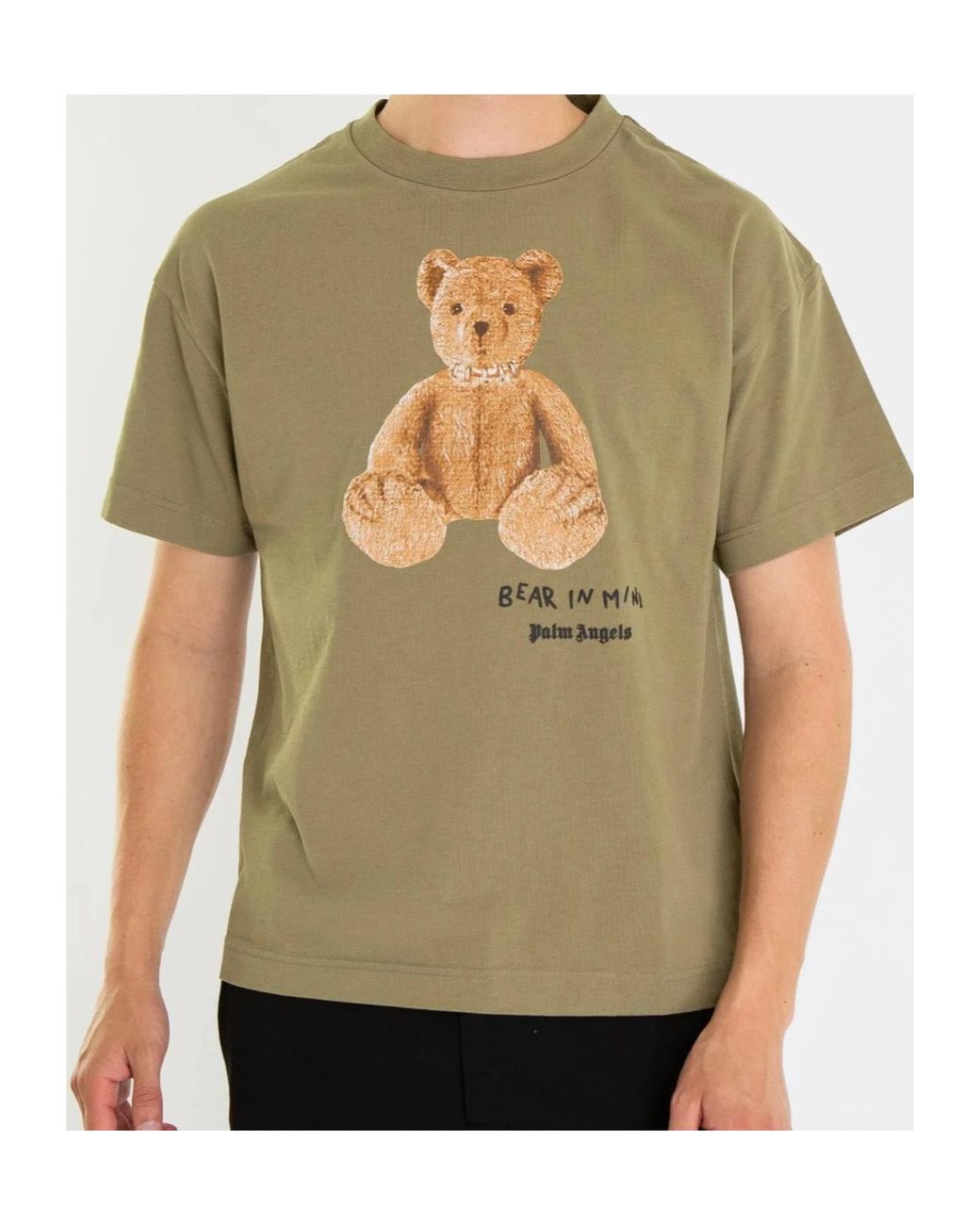 Palm Angels Green Bear for men