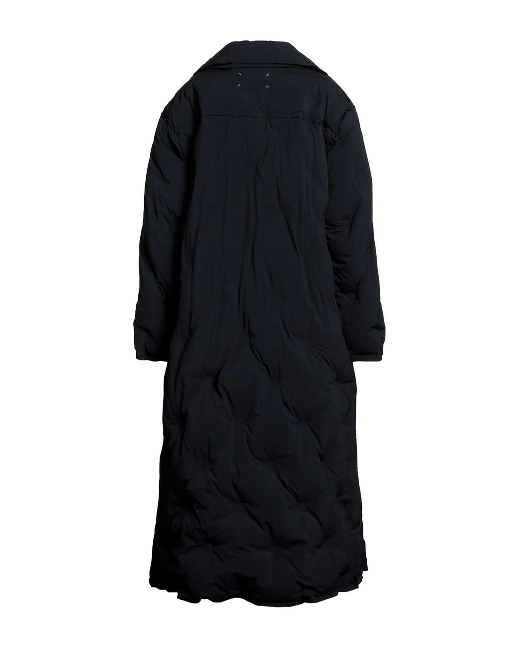 Maison Margiela Black Double-Breasted Down Coat