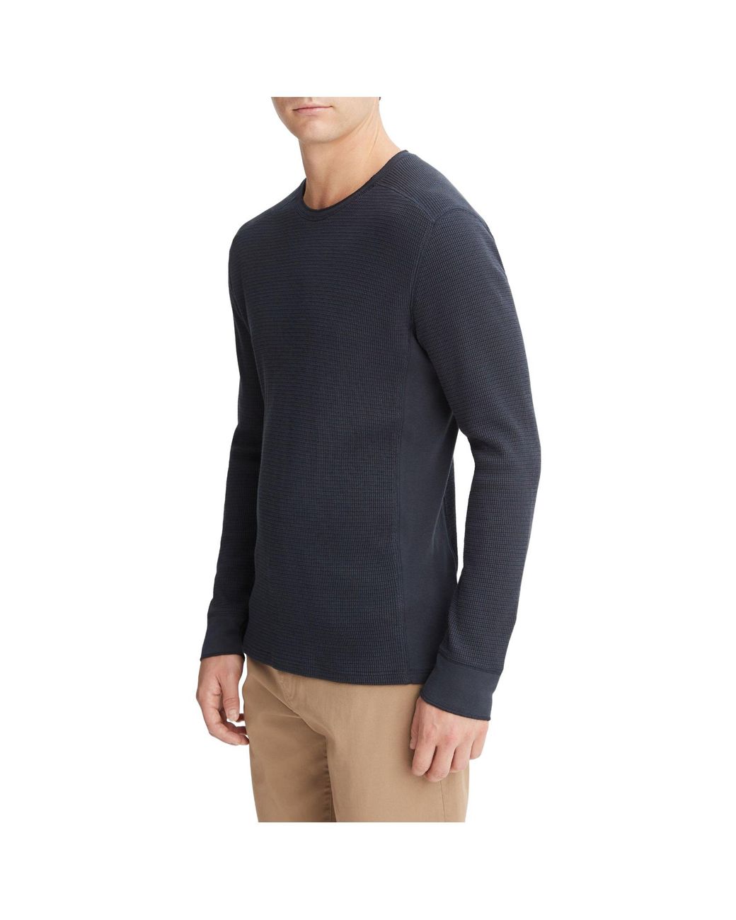 Vince Blue Round-Neck Pullover for men