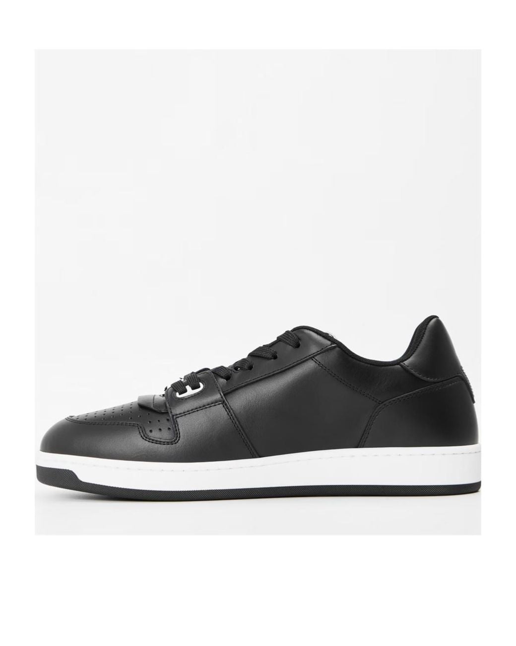 Versace Gray Logo Low-Top Sneakers for men