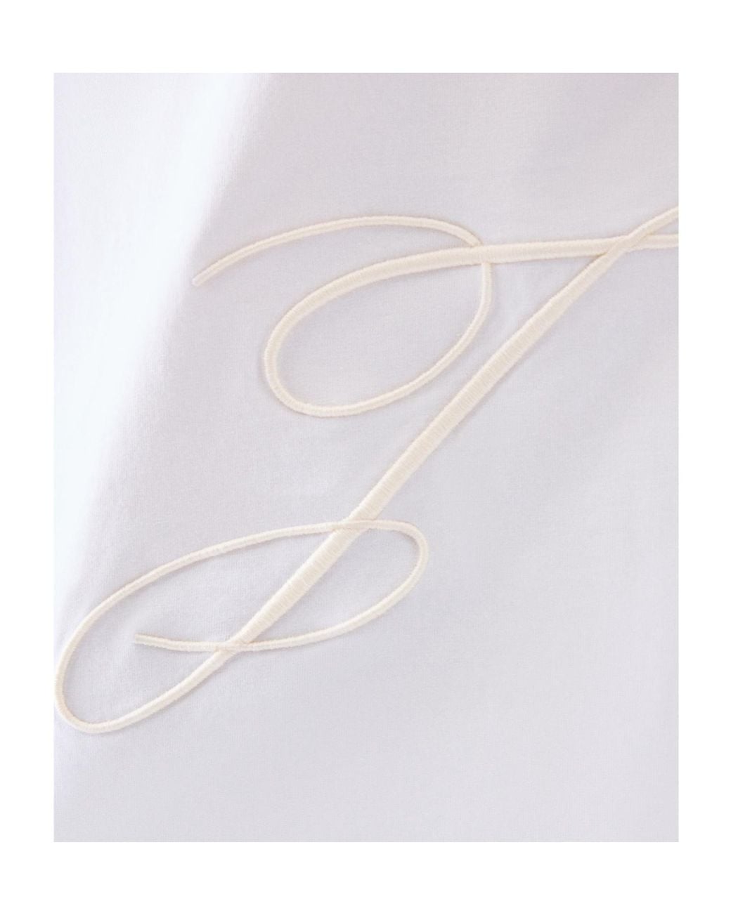 Jacquemus White Cotton J T-Shirt