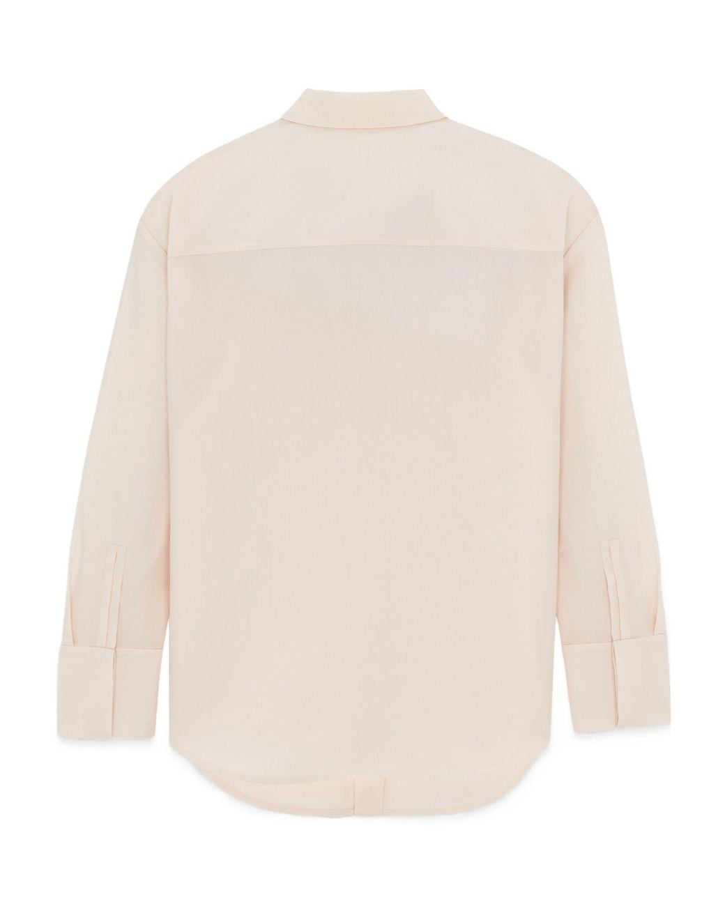 Saint Laurent White Oversized Buttoned Shirt for men