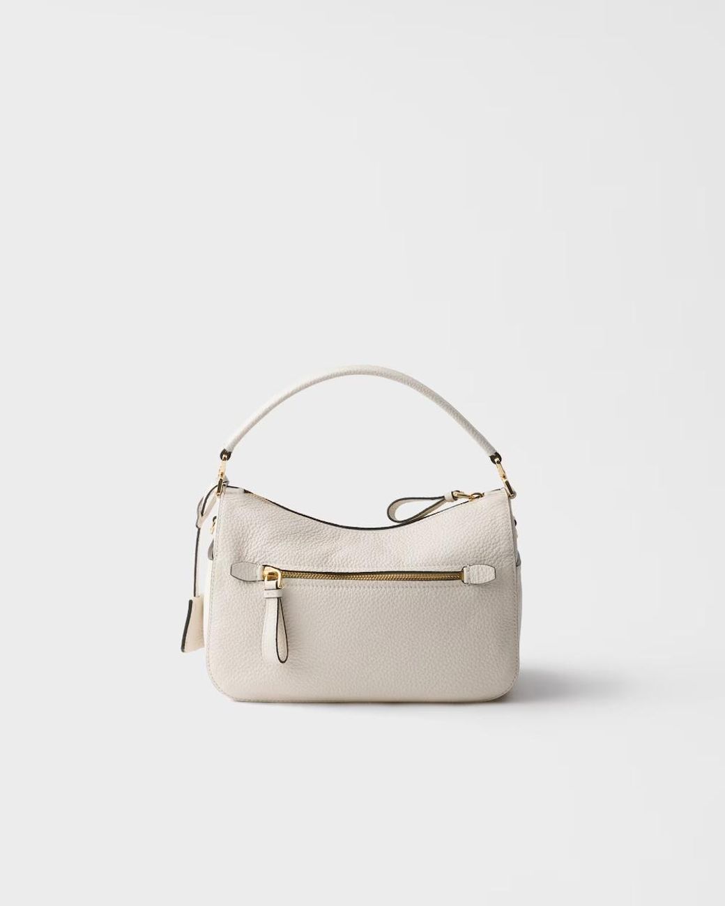 Prada Gray Sacca Small Shoulder Bag