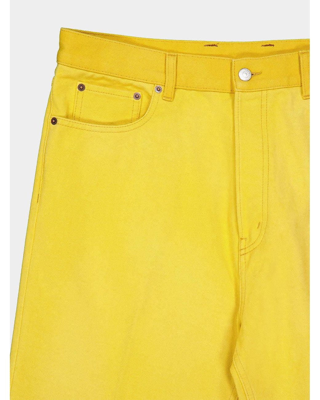 Céline Yellow Boyfriend Jeans 002 for men