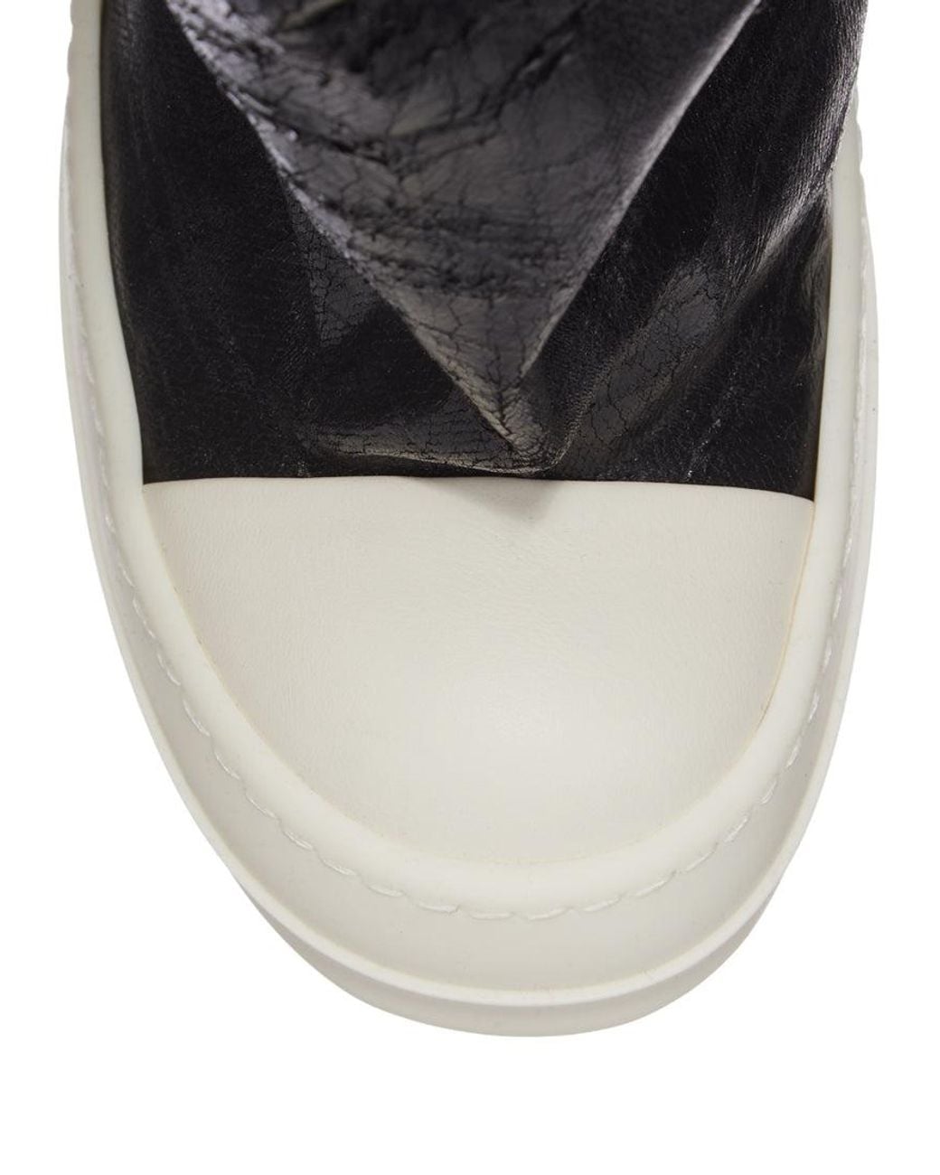 Rick Owens Black Tower Elephant Round-Toe Boots