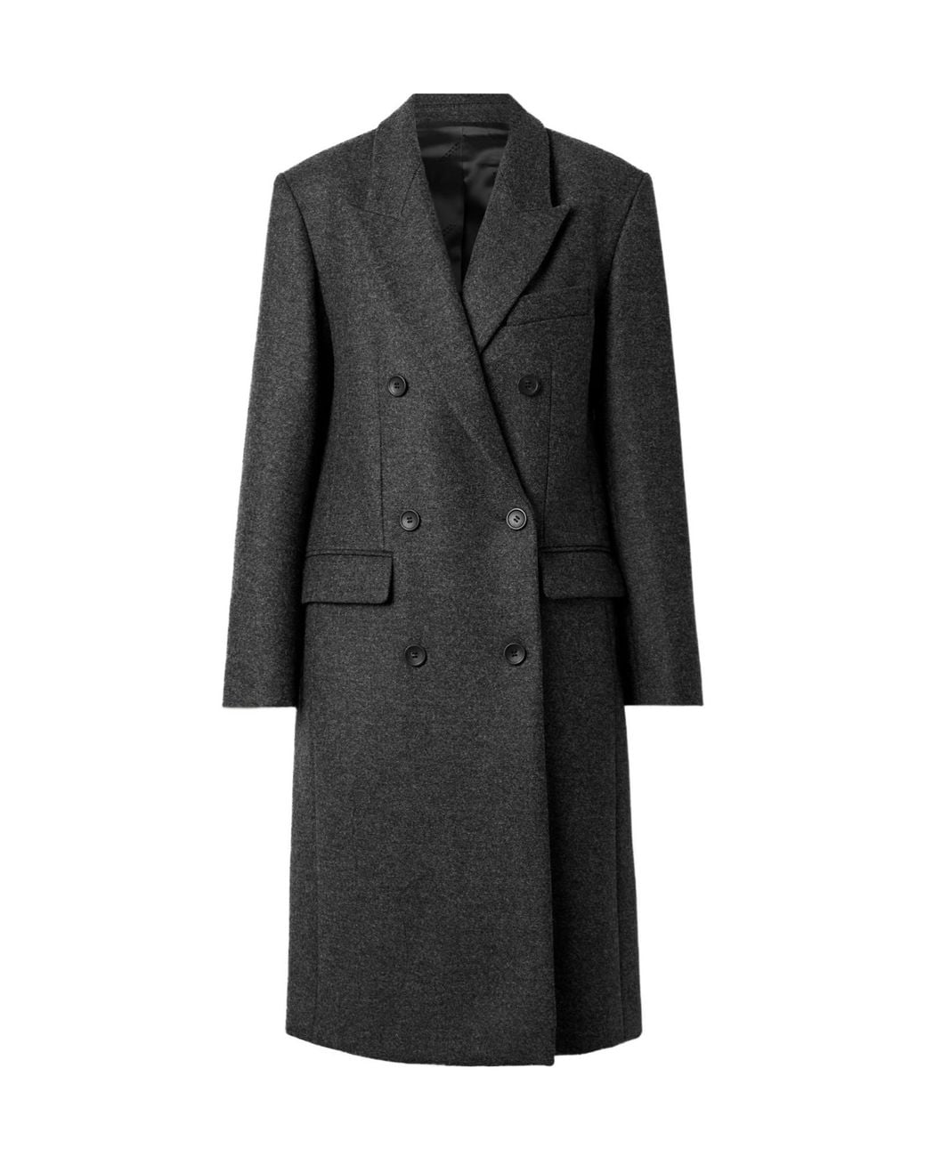 Isabel Marant Black Loose And Comfortable Overcoat