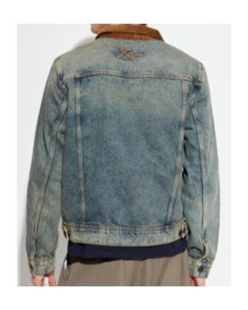 Zadig & Voltaire Blue Bases Denim Jacket for men