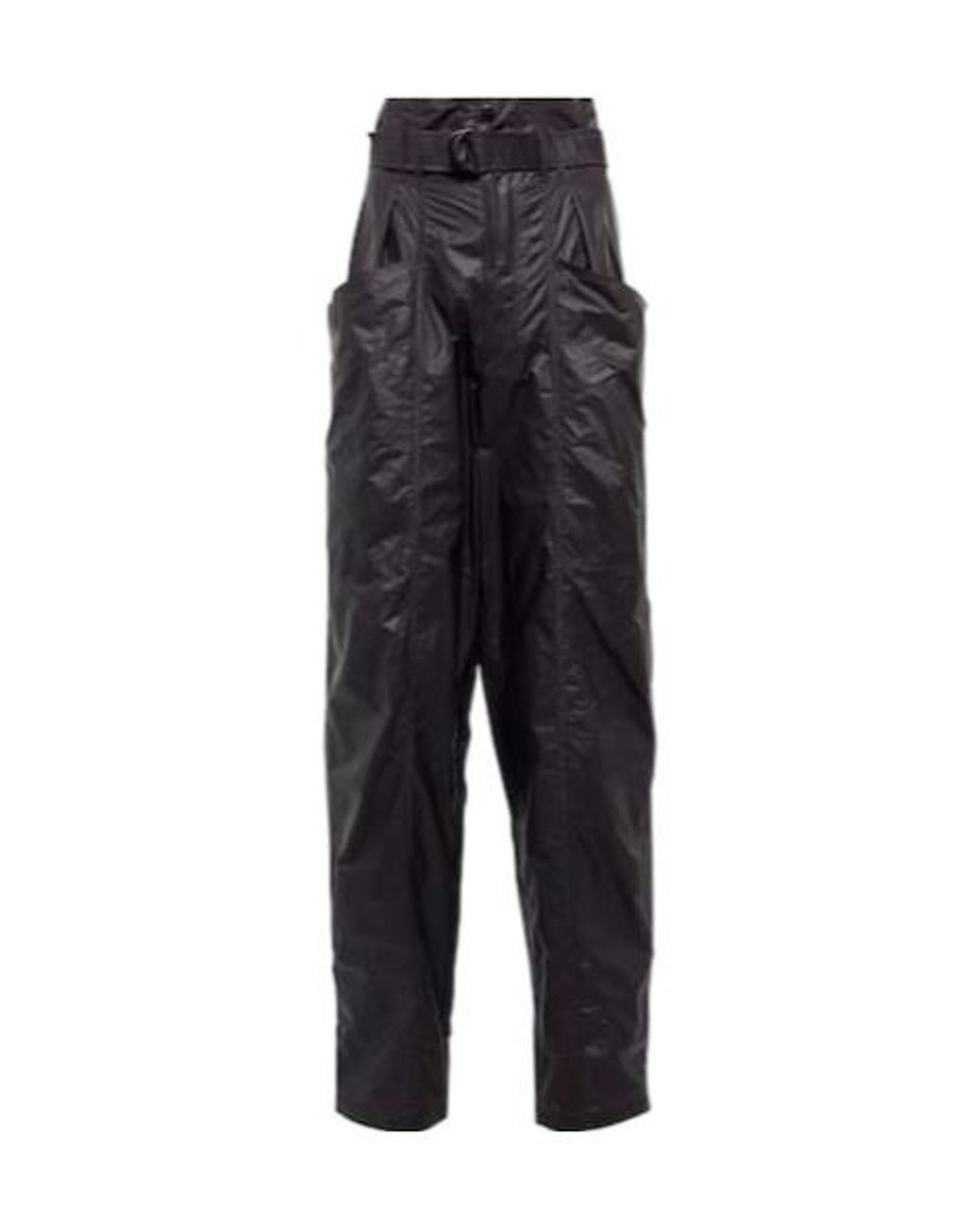 Isabel Marant Blue Eklaliga High-Rise Ripstop Pants