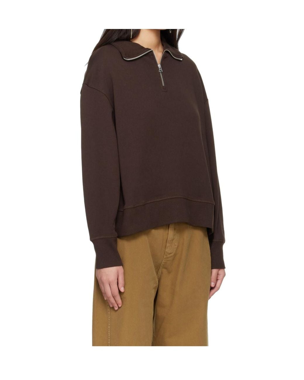 Rag & Bone Brown Long-Sleeved Pullover