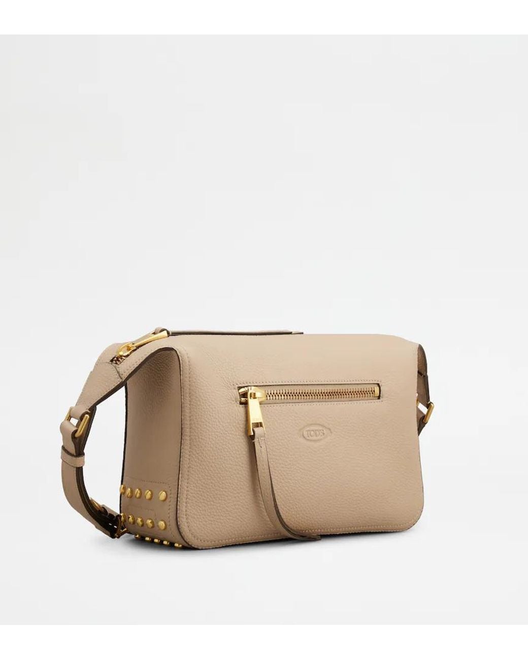 Tod's Natural Metal Dots Mini Shoulder Bag