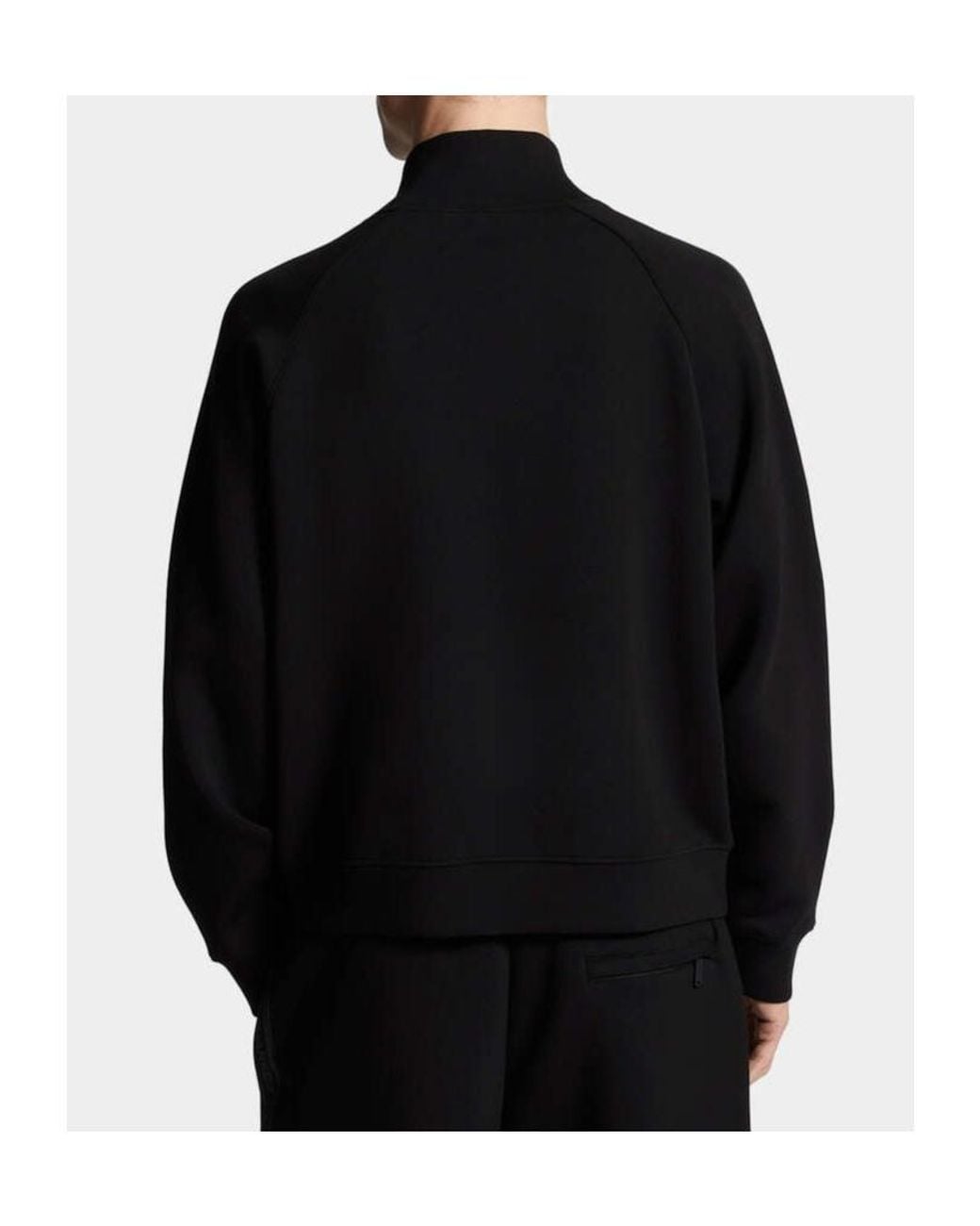 DSquared² Black D2 Tape Zipped Sweatshirt for men