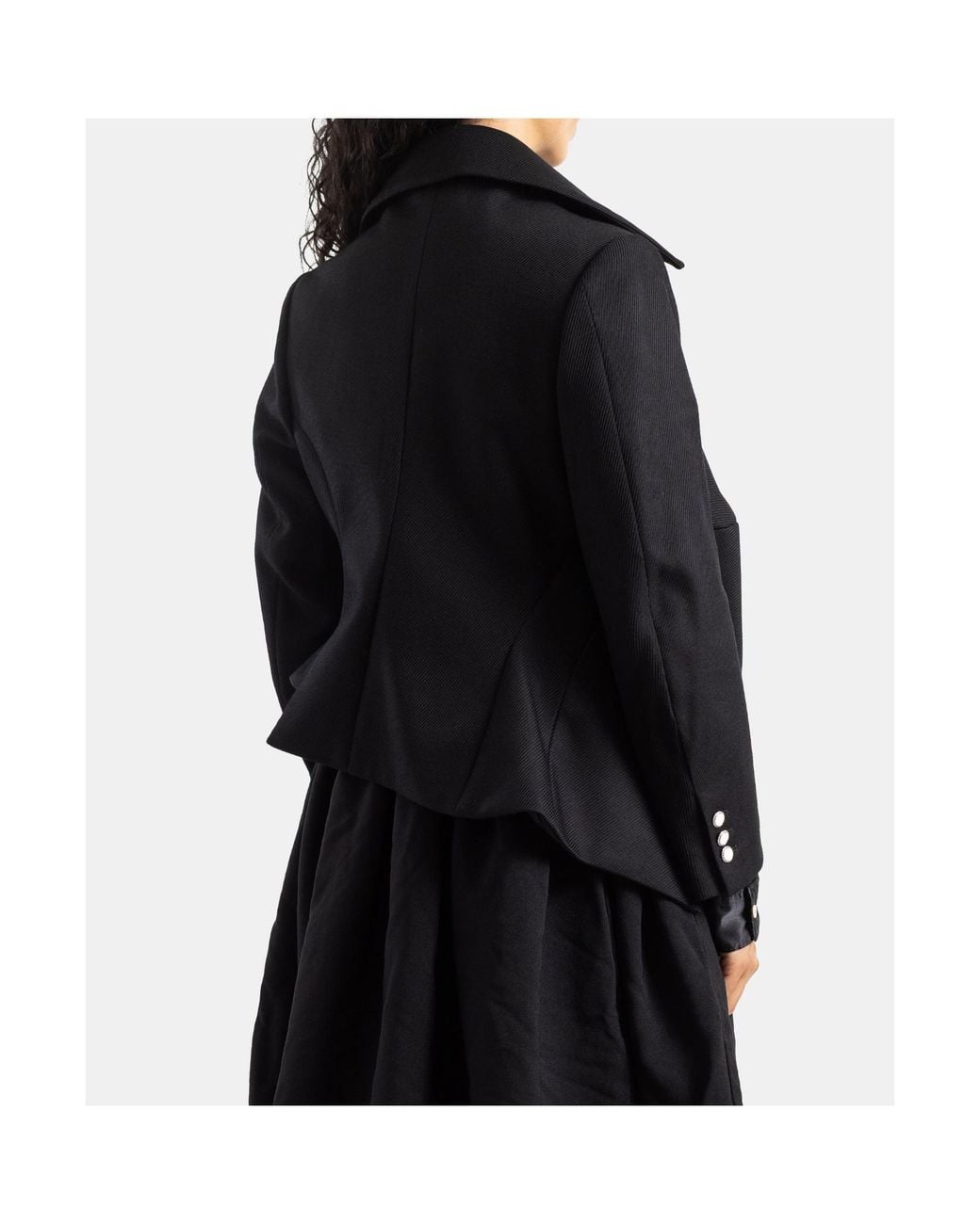 Comme des Garçons Black Asymmetrically Paneled Jacket