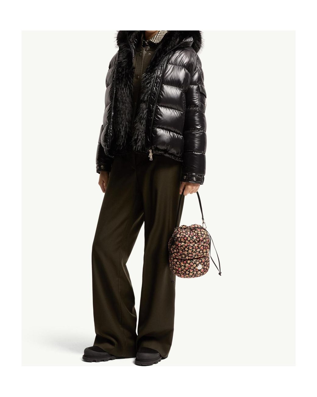 Moncler Black Hypolais Short Down Jacket