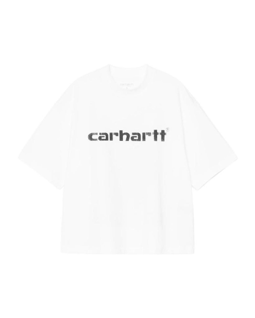 Carhartt White Round-Neck T-Shirt
