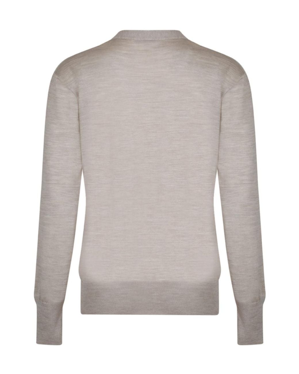 Jil Sander Gray Button-Up Cardigan