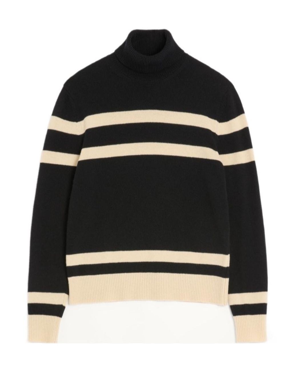 Valentino Black High-Neck Wool Jumper With Vlogo Embroidery for men